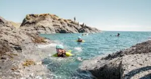 Coasteering in Scotland from Edinburgh