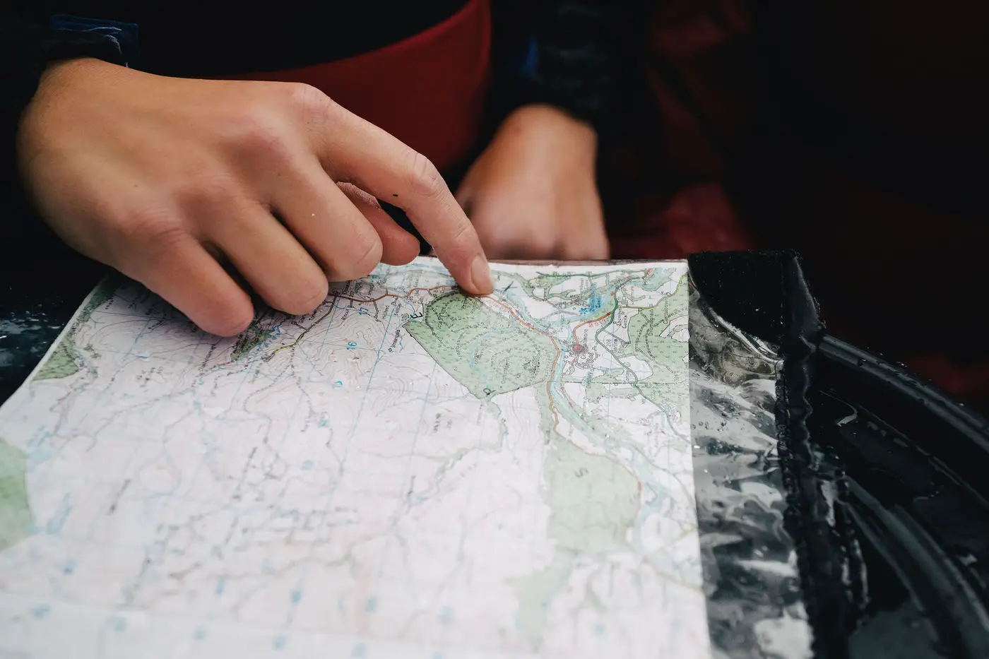 Young person reading Map for Duke of Edinburgh Walking expedition