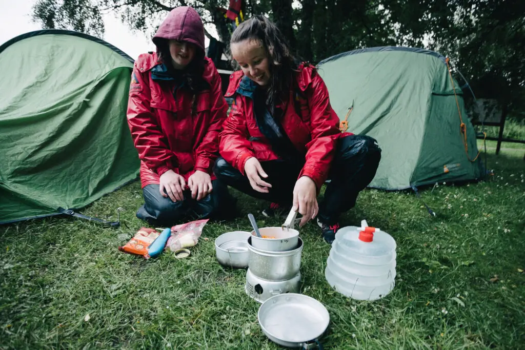 Cooking on the Duke of Edinburgh expedition