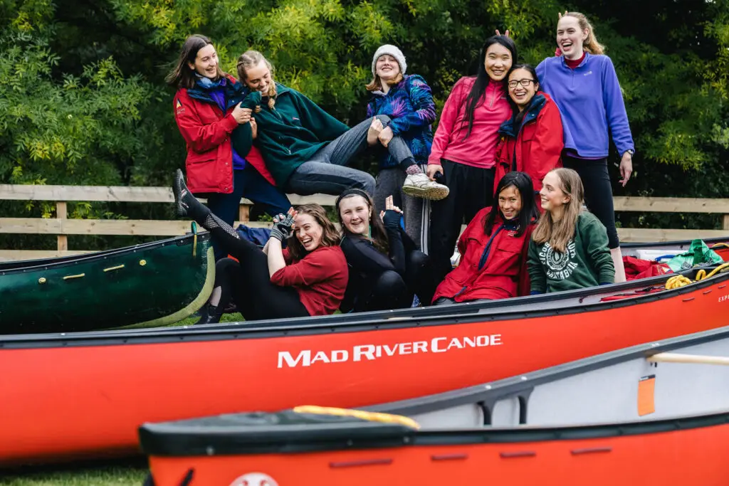 A group of young people on there Duke of Edinburgh Award Expedition